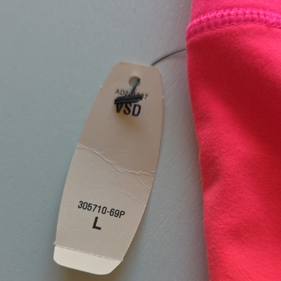 VSX Womens Pink and Orange Leggings - Picture 3 of 3